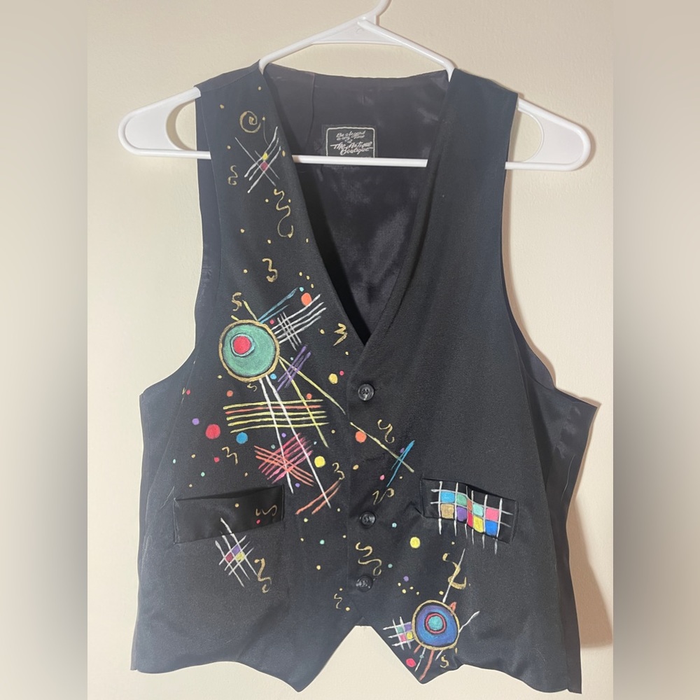 Hand-painted vest